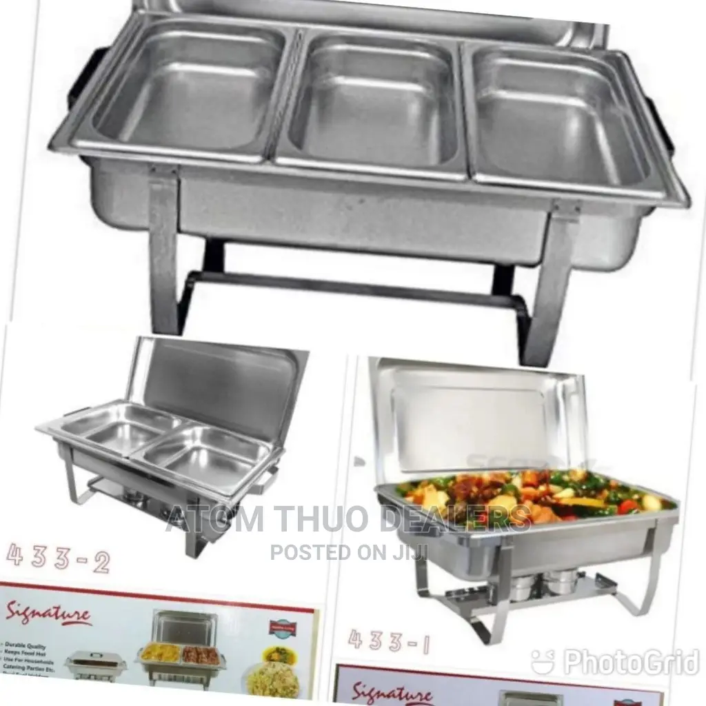 Signature Chaffing Dishes Tripple.