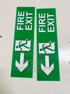 Fire Exit Sign