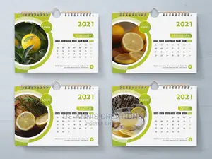 7 Leaf Desk Calendar