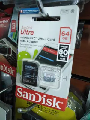 Sandisk Ultra A1 Microsdxc (Micro SD) 64 GB Class 10 Memory Card