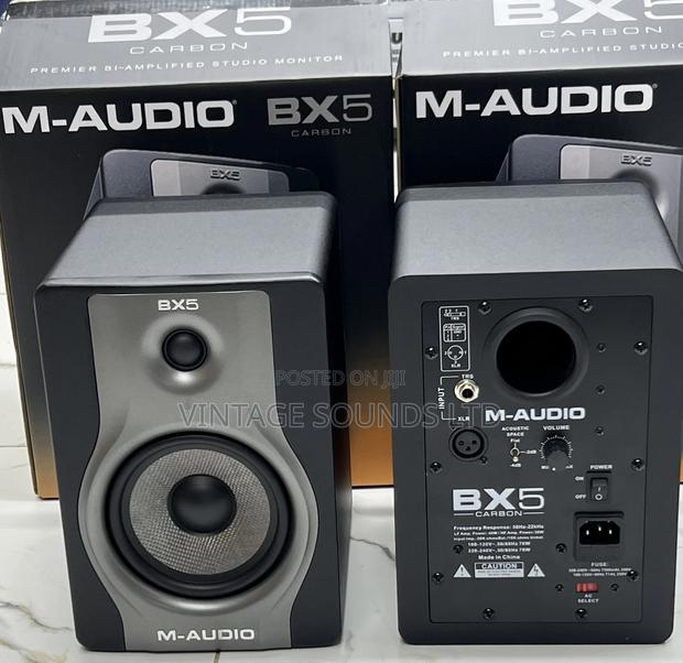 Bx5 Carbon Compact Studio Monitors for Music Production - main view