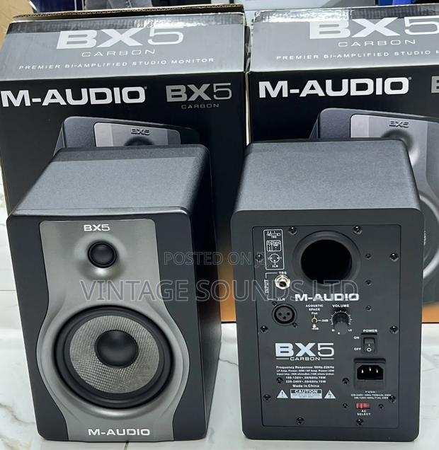 Bx5 Carbon Compact Studio Monitors for Music Production - thumbnail 3