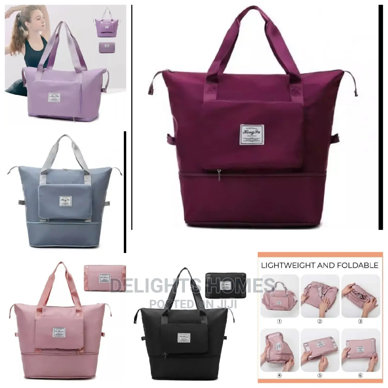 Multipurpose Expandable Foldable Fashion Travel Bag*