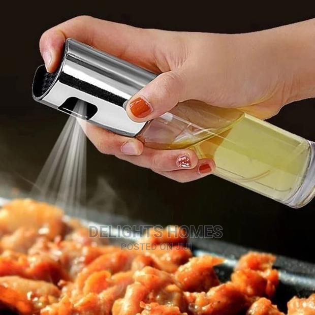 Kitchen Push Type Spray Olive Oil Sprayer Bottle Pump - thumbnail 3