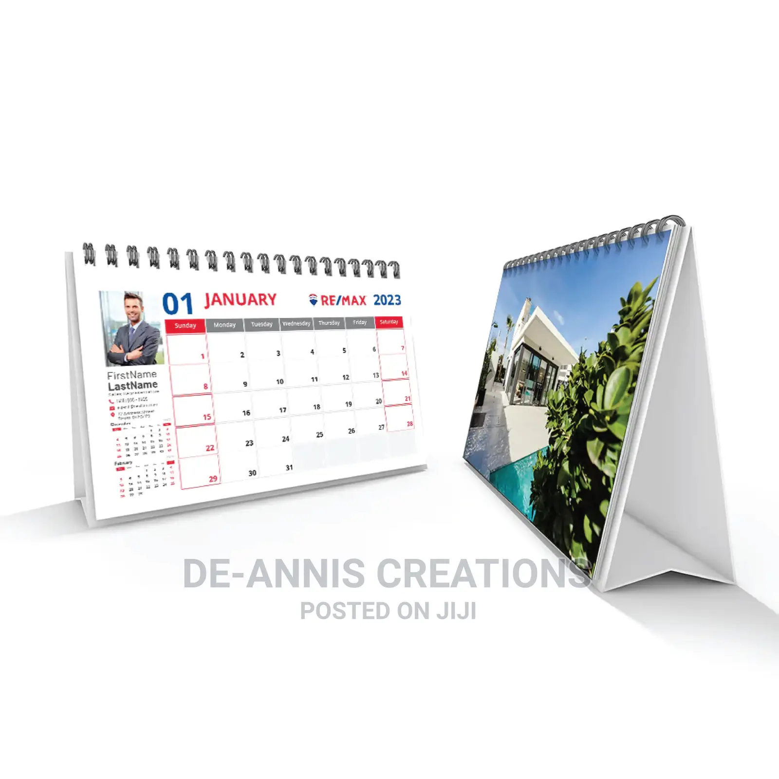 Desk A5 Calendar