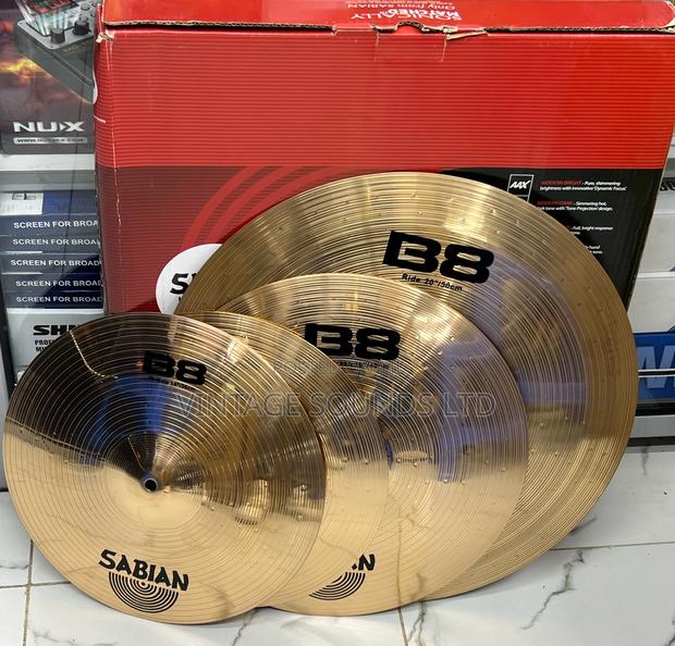 Sabian B8 Drumset Cymbals Complete Set ( Bronze) - thumbnail 2