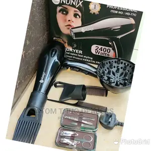 Blow-Dry Nunnix With Accessories Black