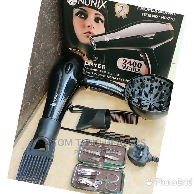 Blow-Dry Nunnix With Accessories Black