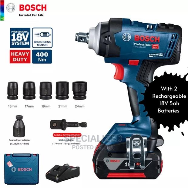 Bosch Gds 18v-400nm Professional Cordless Impact Wrench