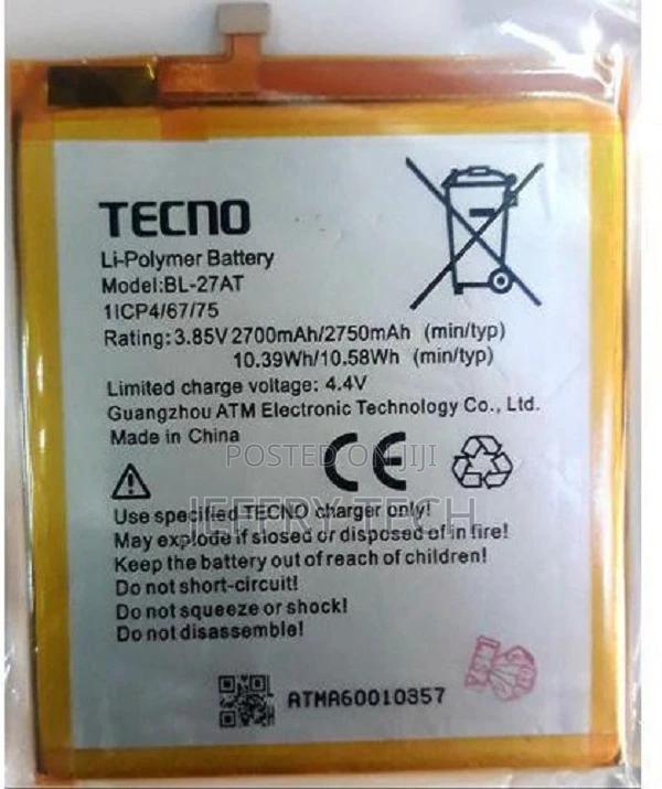 Tecno Phantom 6 (BL-27AT) Battery Replacement - main view