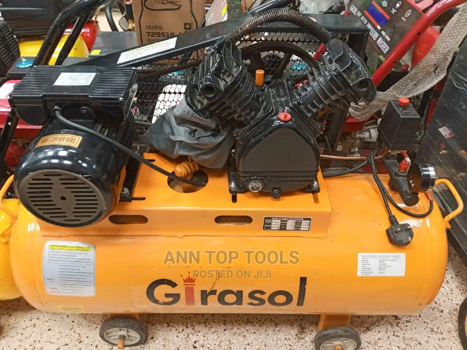 Girassol 100 Litres Air Compressor