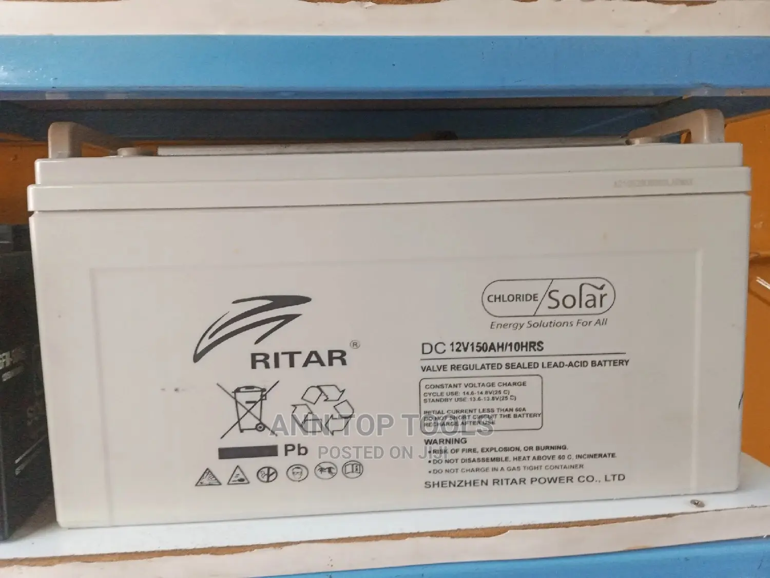 Original Ritar 150 Ah Solar Battery