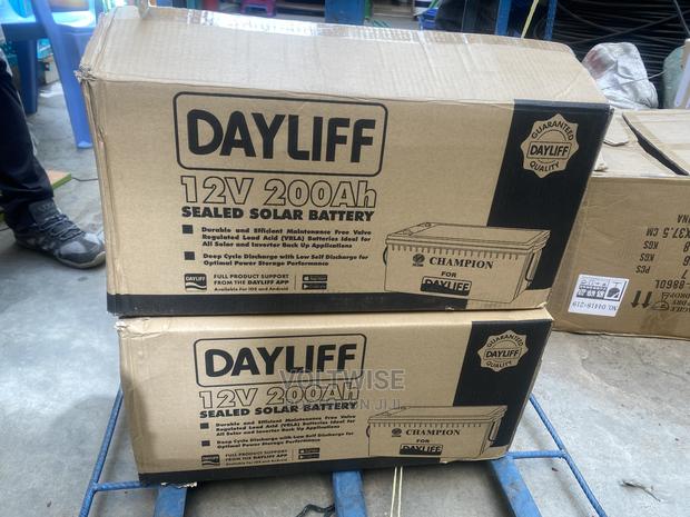 12V 200ah Dayliff Solar Battery - main view