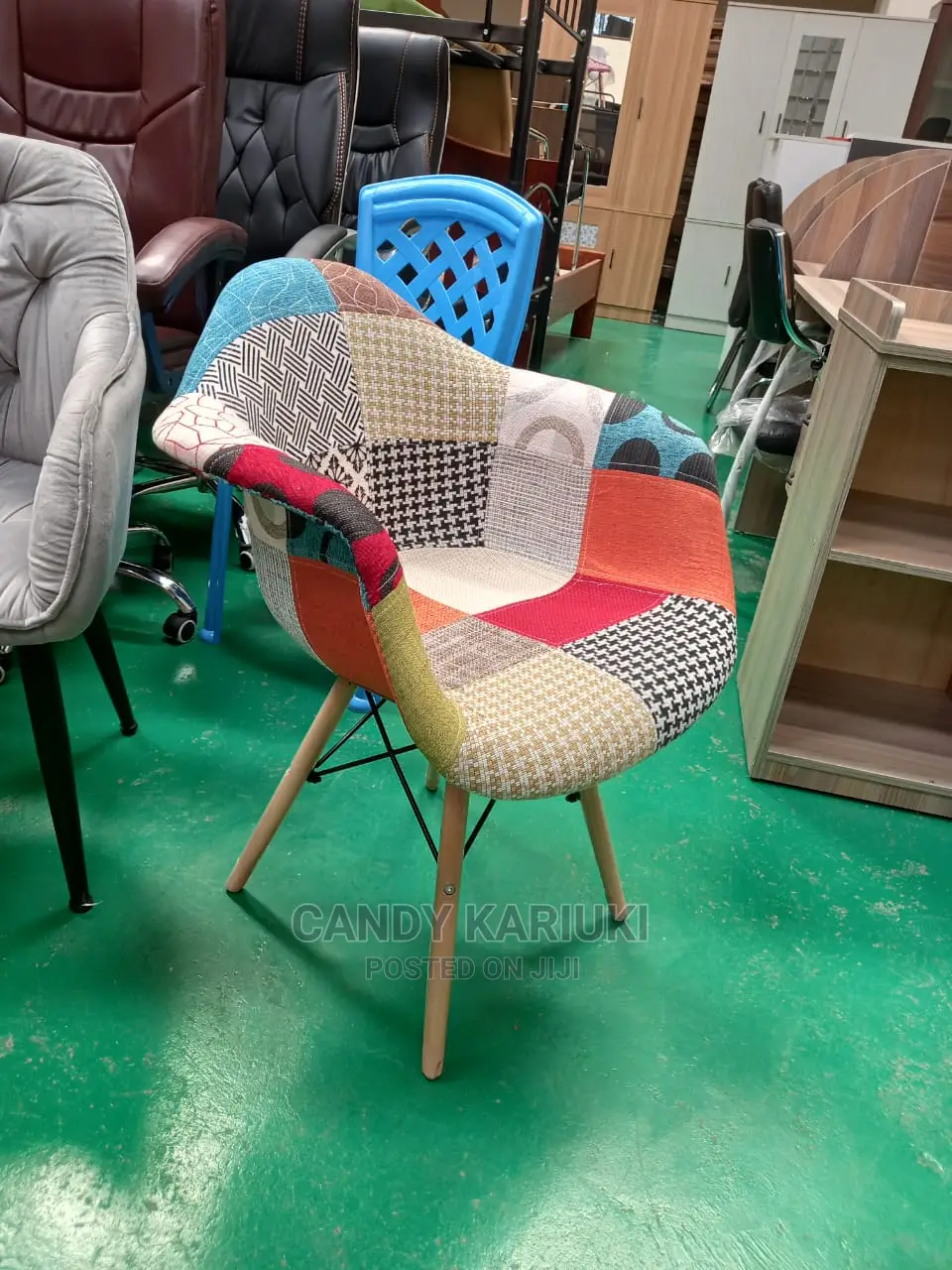 African Print Leisure Chair