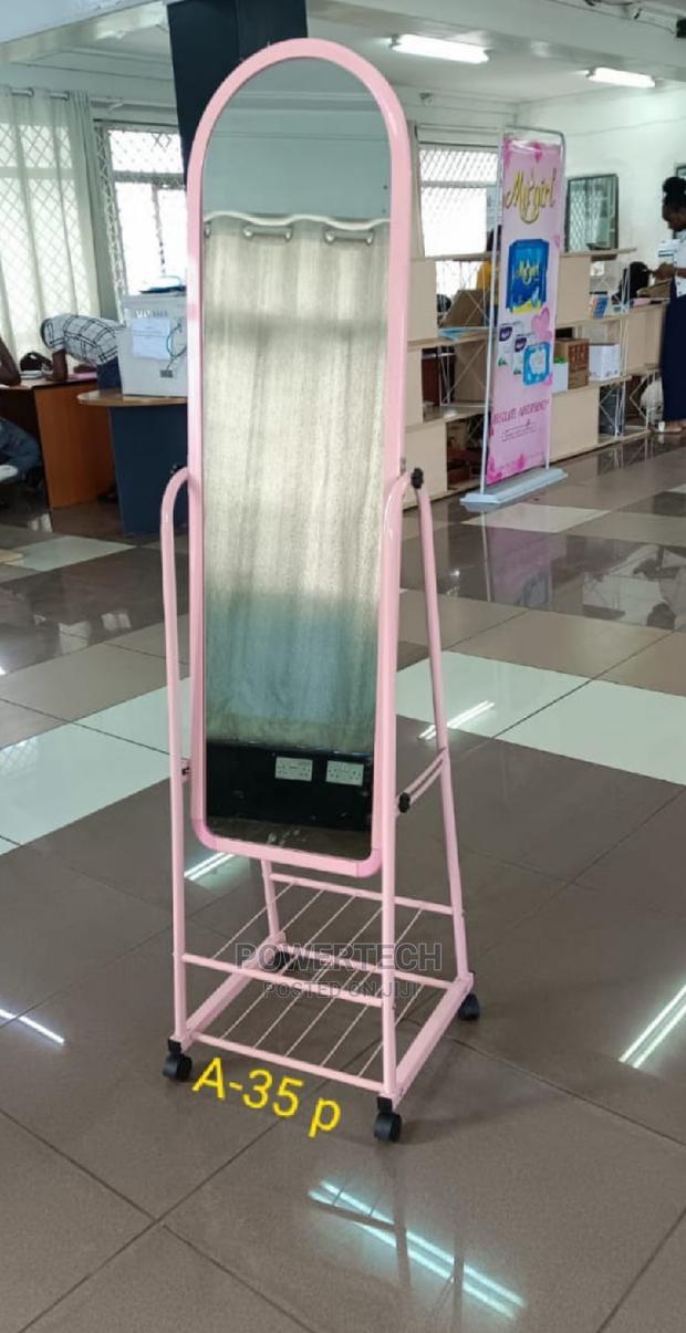 Dressing Mirror With Wheel.