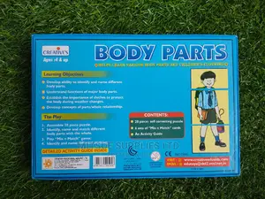 Creative Body Parts Board Game for Ages 4 Up ( 34 by 25cm)