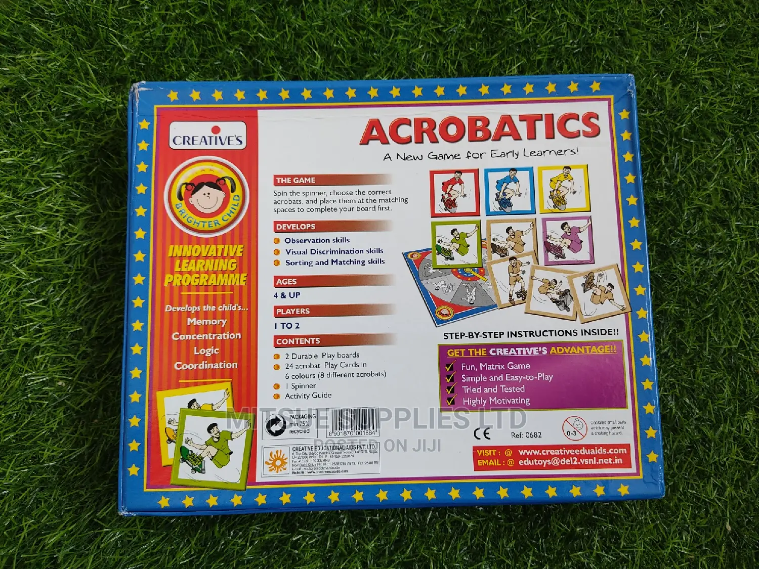 Creative's Ealry Learner Acrobatics Board Game (29 by 24 Cm)