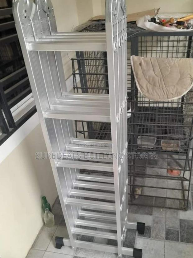 Multi- Purpose Aluminum Ladder Folding Step Ladder - thumbnail 2