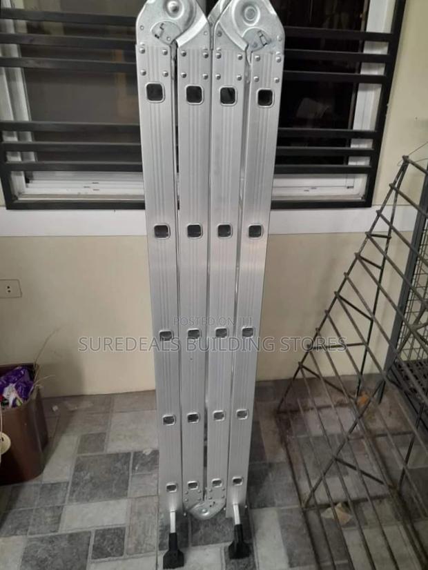 Multi- Purpose Aluminum Ladder Folding Step Ladder - thumbnail 3