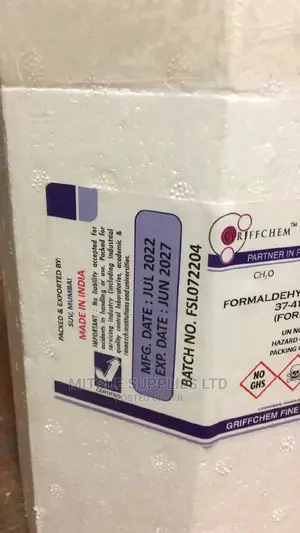 Formaldehyde Solution 37-41% (Formalin) 2.5L Griffchem