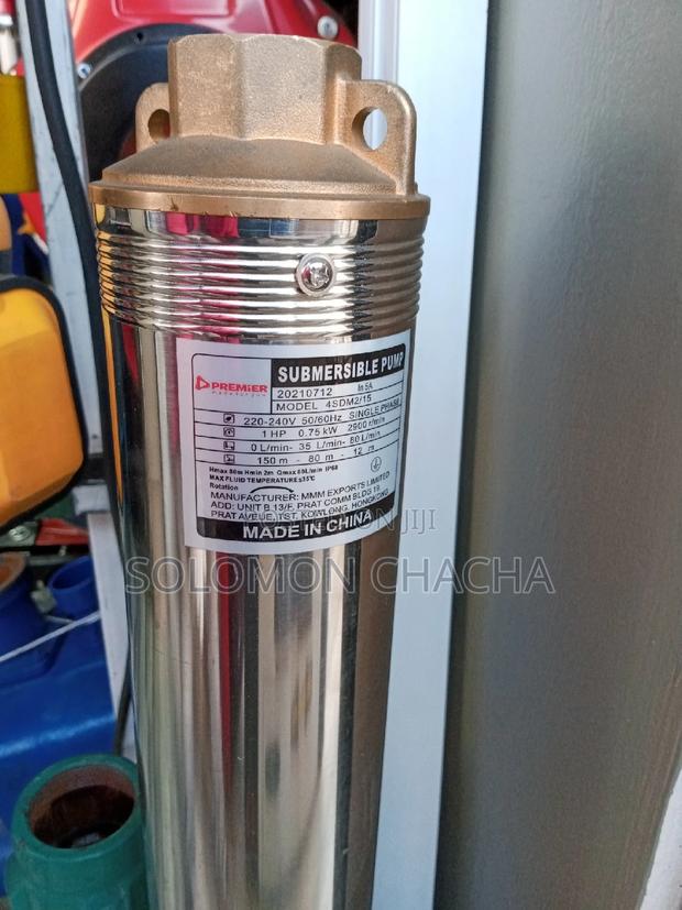Premier 1hp Submersible Pump 150m Head - thumbnail 2