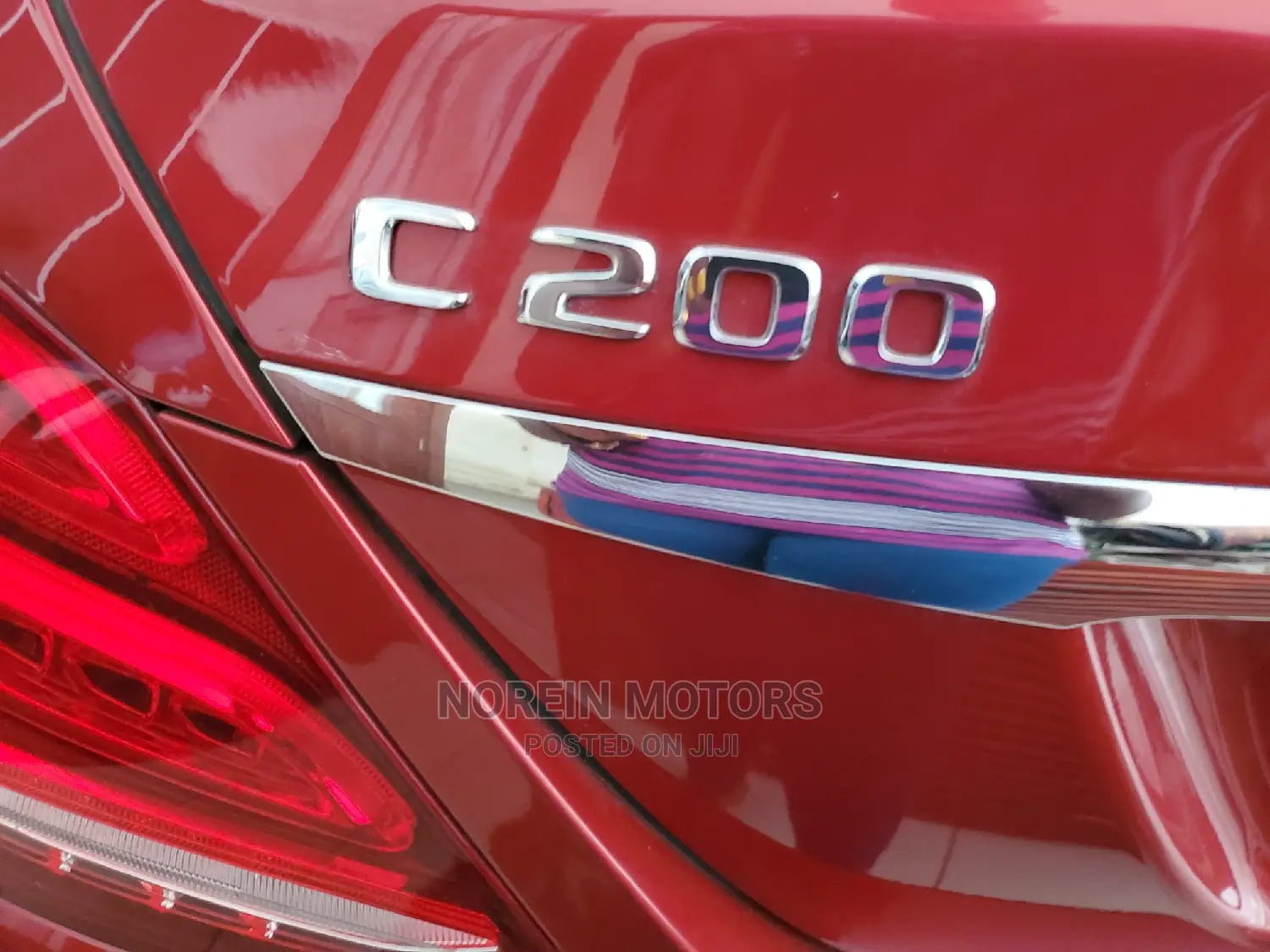 Mercedes-Benz C200 2015 Red