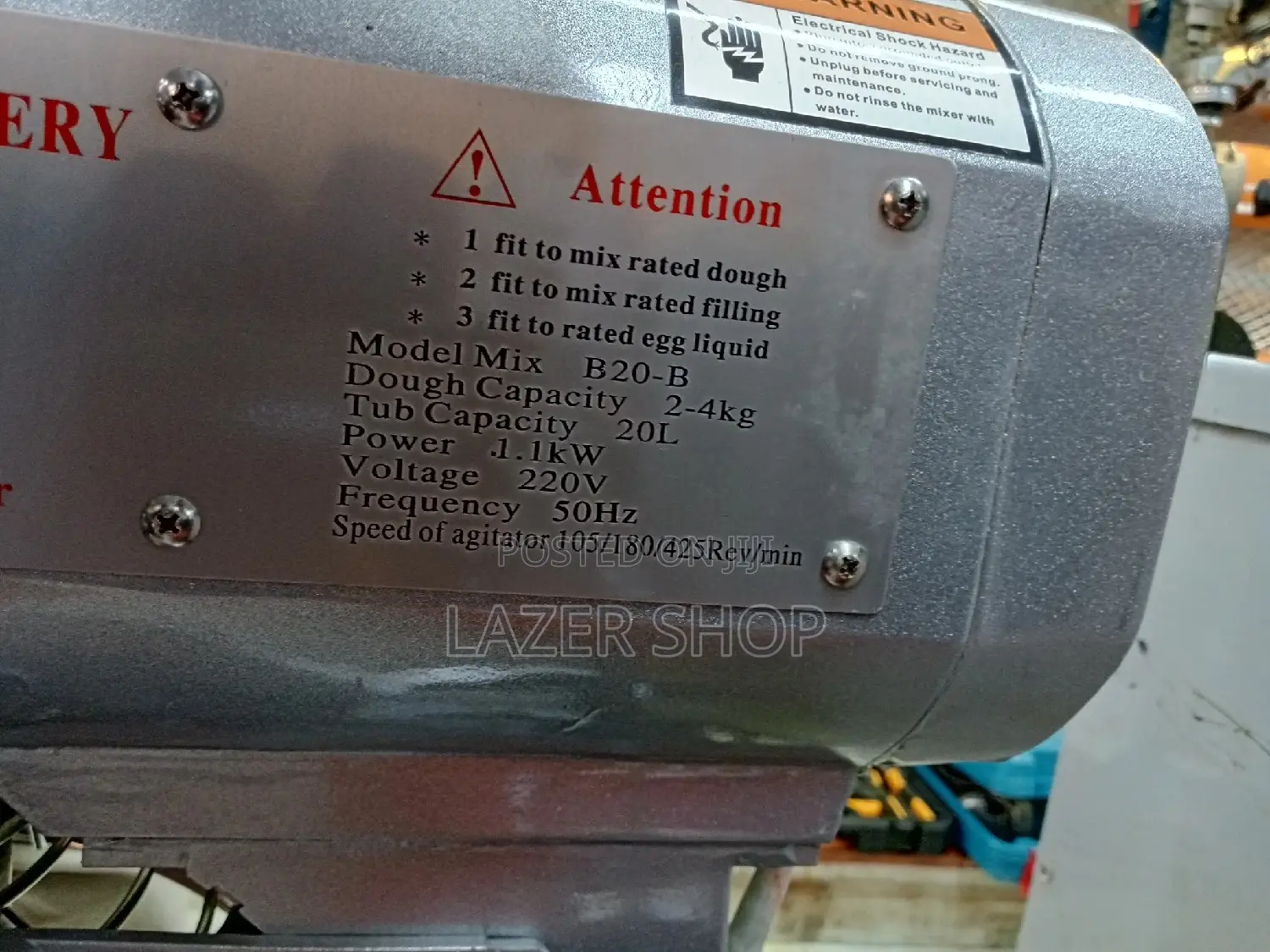 20L Dough Mixer