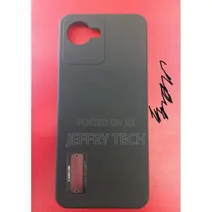 REALME C30s CASE//Cover//Camera Protect//LOGO// BLACK