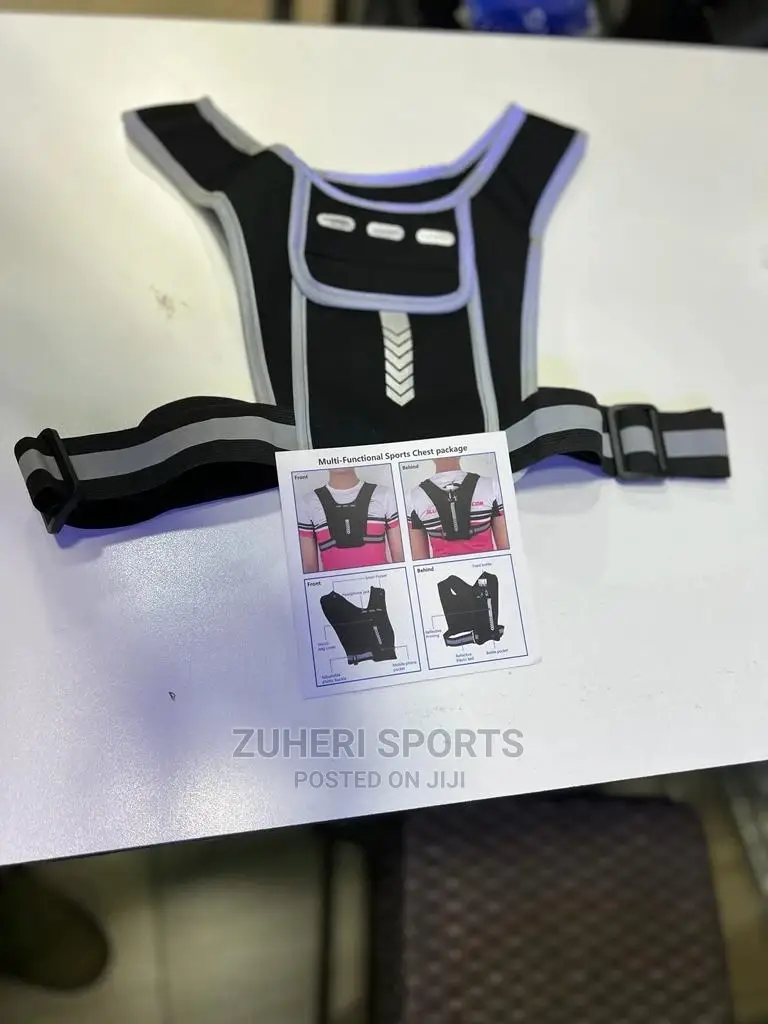 Running/Cycling Reflective Vest With Pockets Sports Vest
