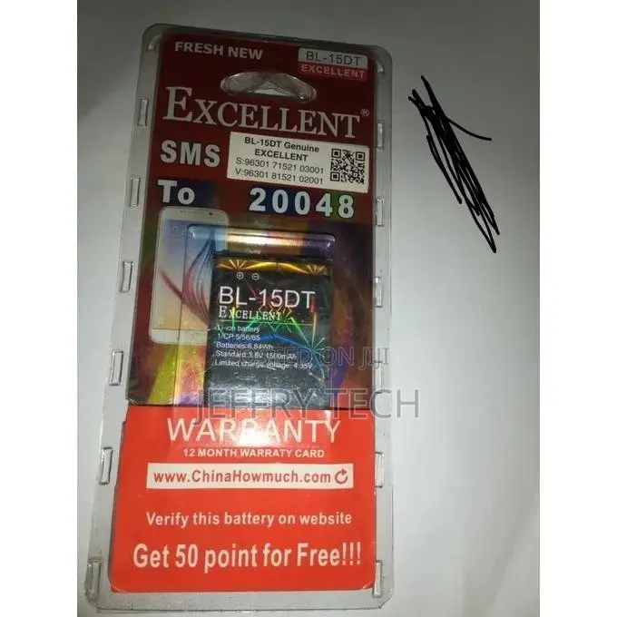 Excellent Phone Battery for Tecno T350-(Bl-15dt)