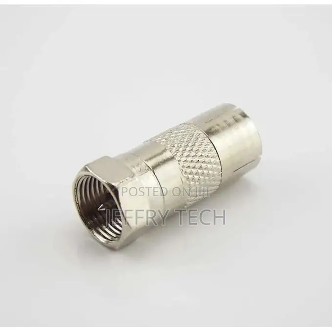 F Male to Coax RF Coaxial Female Plug Tv Adapter