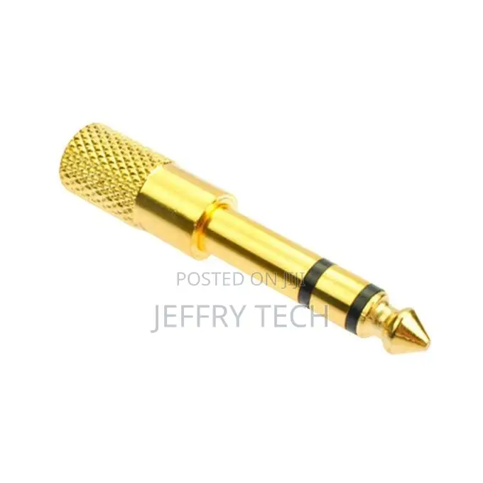 Mini 6.5mm Male to 3.5mm Female Jack Audio Adapter Plug-