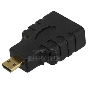 Adapter Male to Female Sturdy Black Type D to Type A-