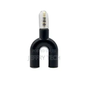 2 in 1 3.5mm Male to Female Jack Microphone Audio-Black