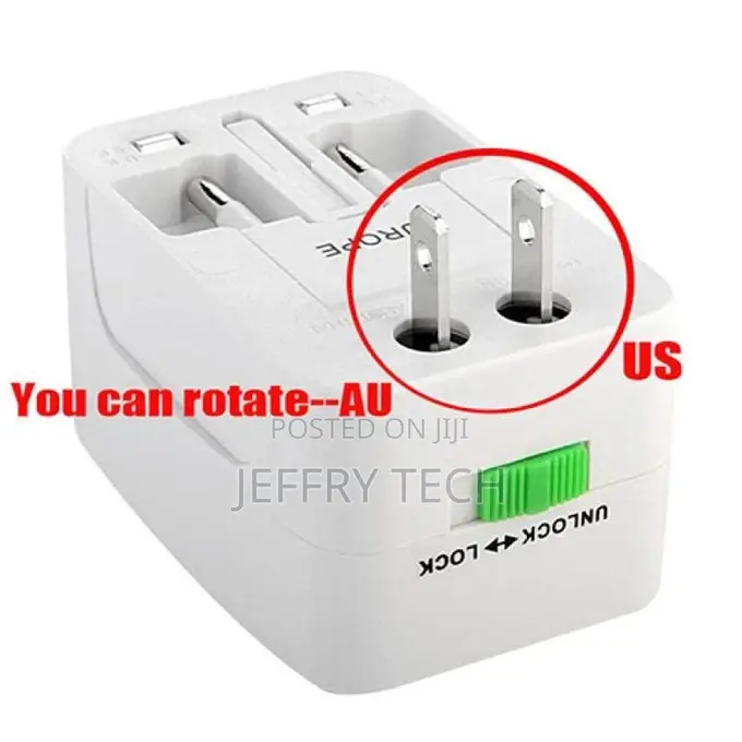 1pc Universal AU/UK/US/EU Charger Adapter International-