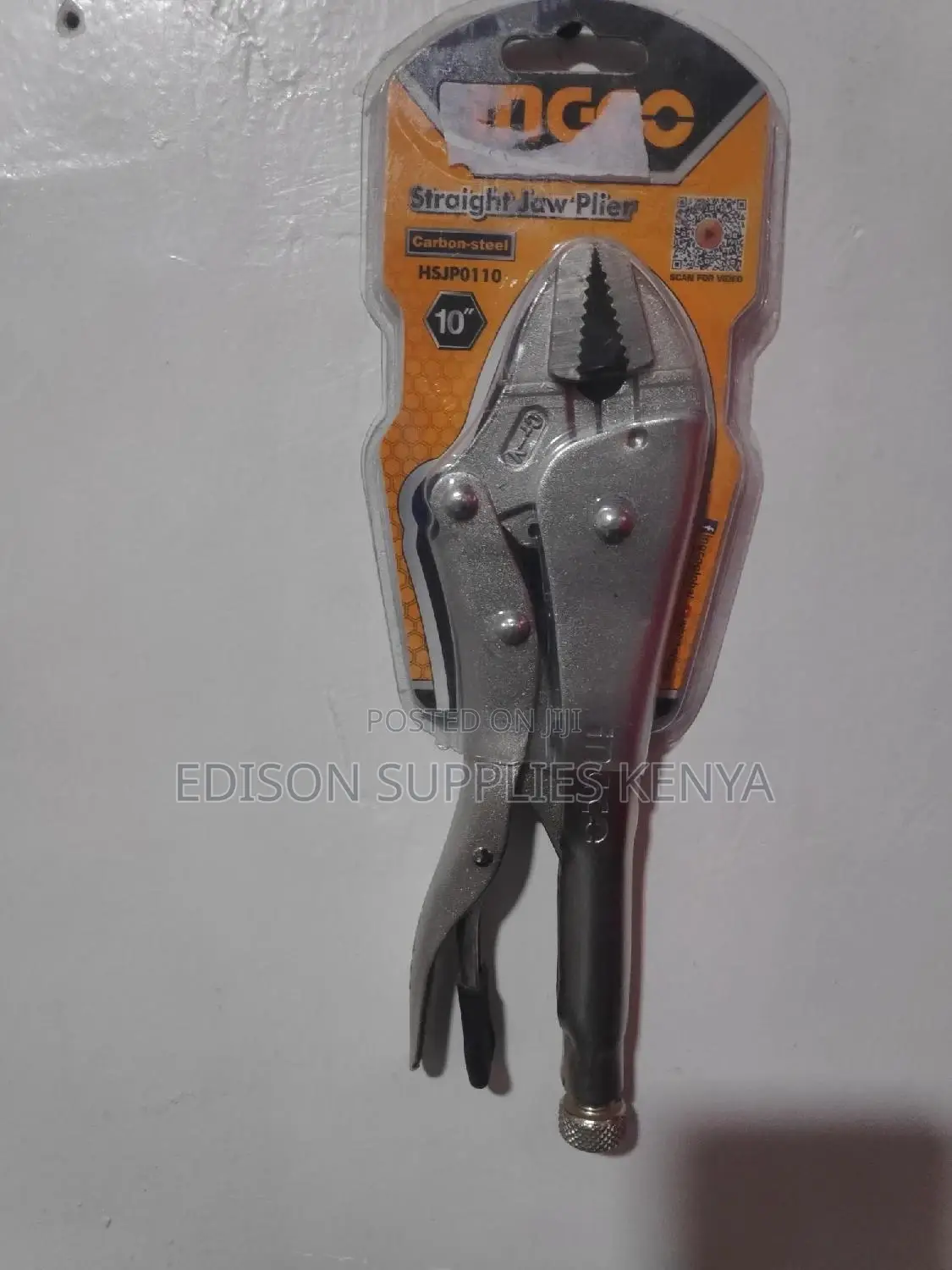 Ingco Straight Jaw Pliers 10" HSJP0110 Vise Grip Lock Pliers
