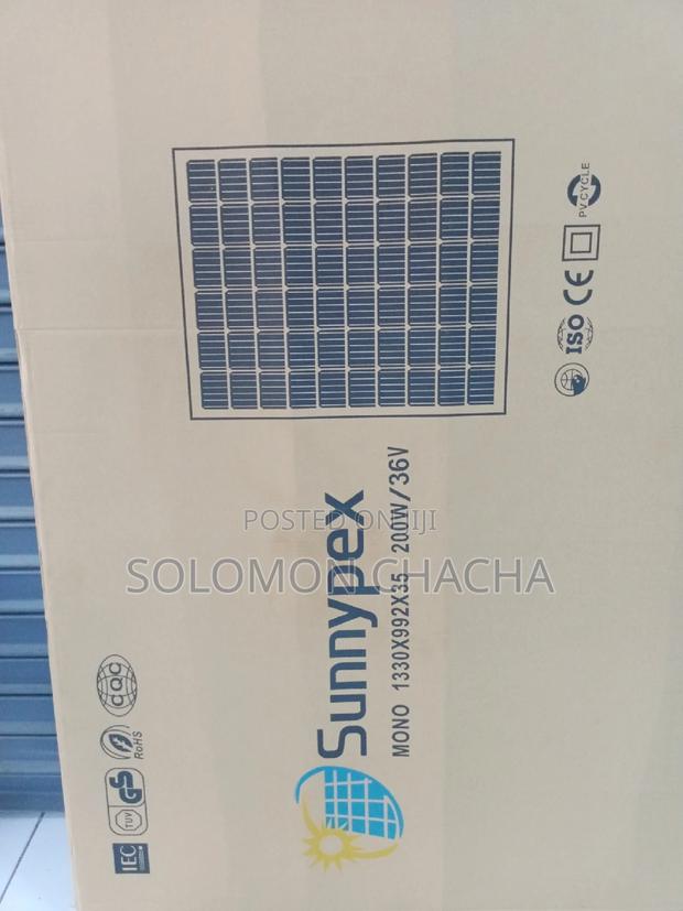 Sunnypex 200w/36v Mono Solar Panel - thumbnail 3