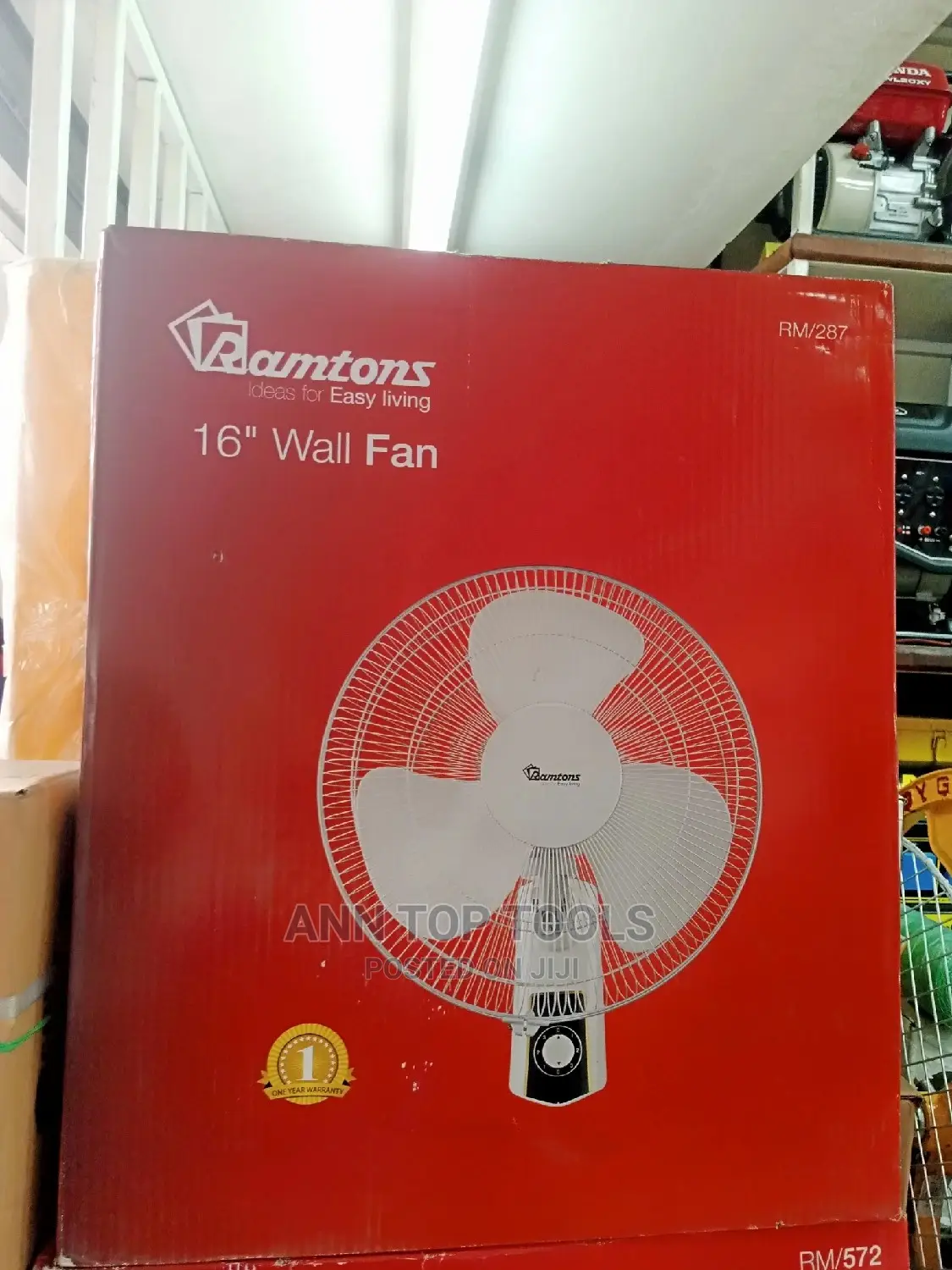 Ramtons 16 " Wall Fan