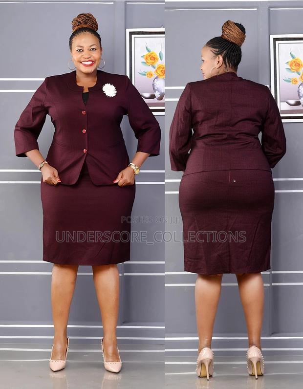 Highend Three Button Skirt Suits - thumbnail 3