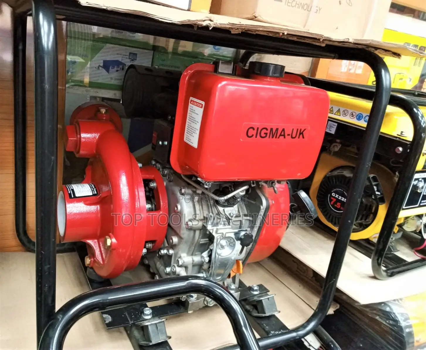 Cigma-uk 3inch DIESEL Water Pump 75M Head
