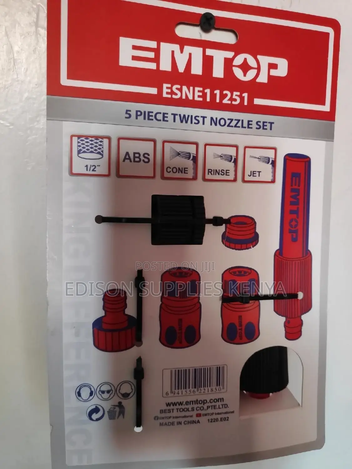 Hose Connectors Set 5pcs 1/2" Twist Nozzle Set Good Quality