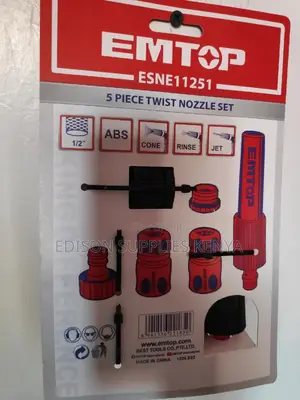 Hose Connectors Set 5pcs 1/2" Twist Nozzle Set Good Quality