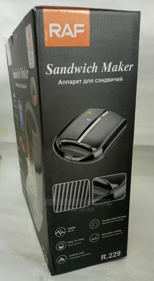 Raf 1400w Duo Sided Heating Sandwich Maker - thumbnail 3