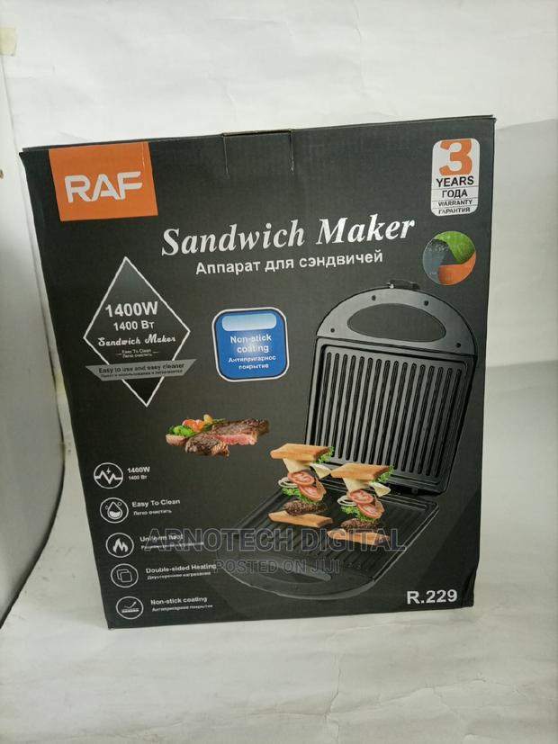 Raf 1400w Duo Sided Heating Sandwich Maker - thumbnail 4