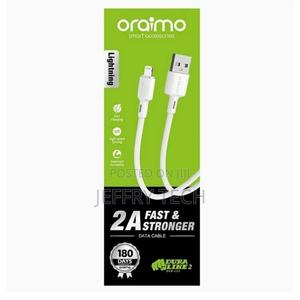 Oraimo 1m iPhone USB Cable 2.1A Fast Charging High-Speed S - thumbnail 2