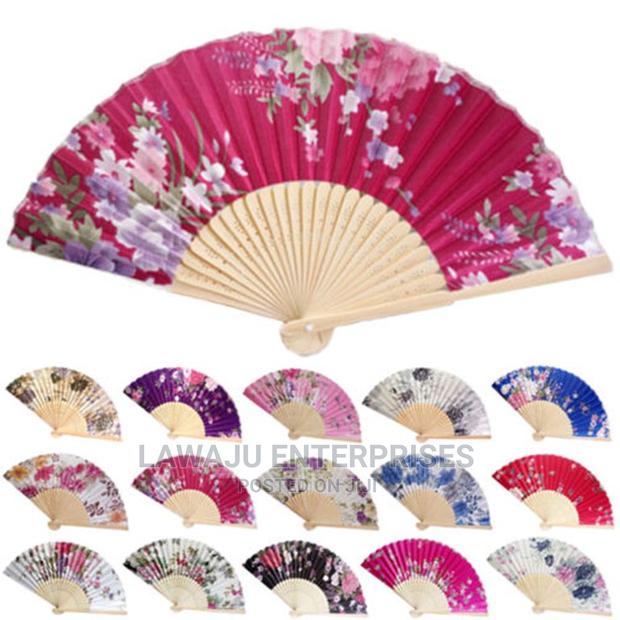 Vintage Handheld Foldable Fan - main view