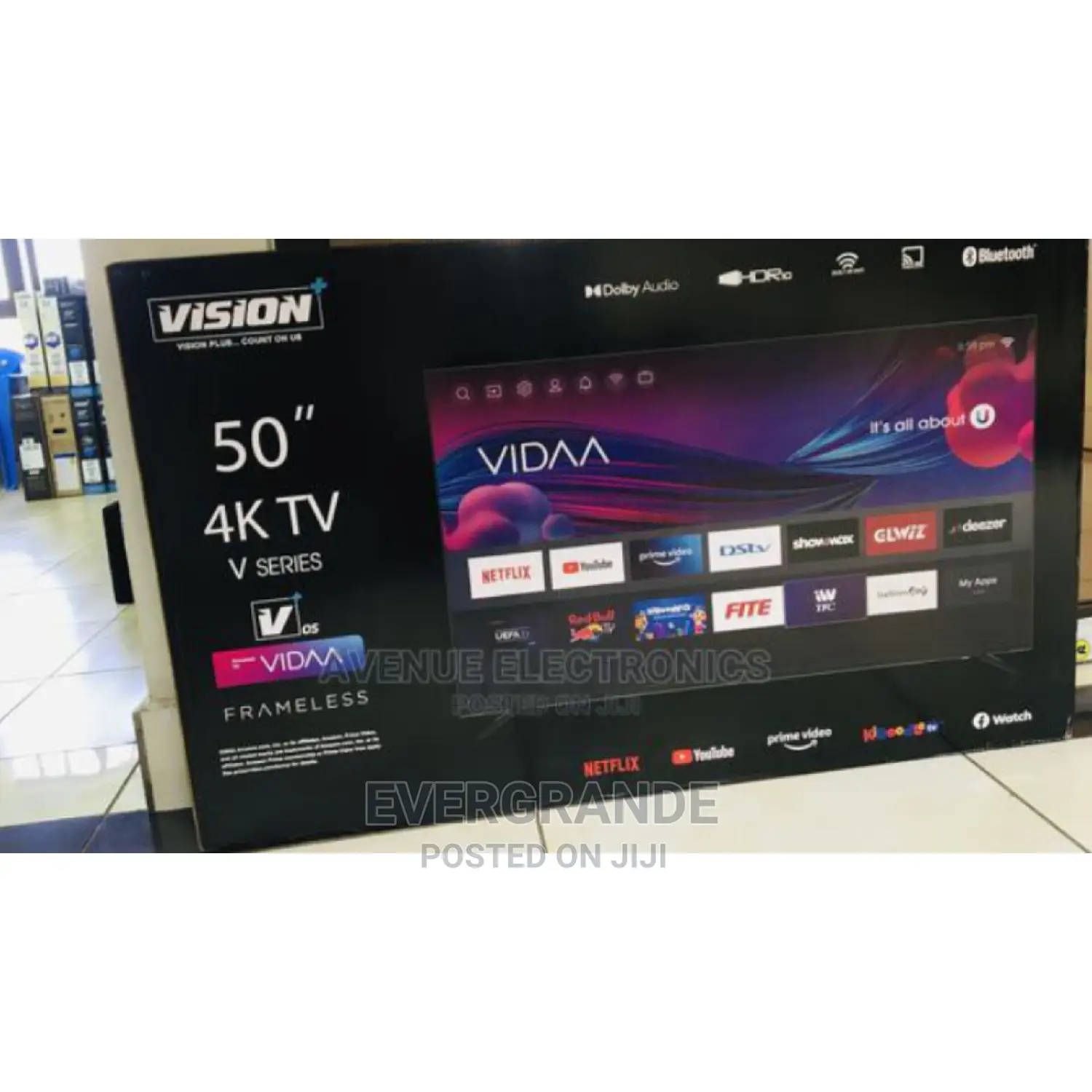 Brand New Vision 50 Inches Smart Android 4 K Tv