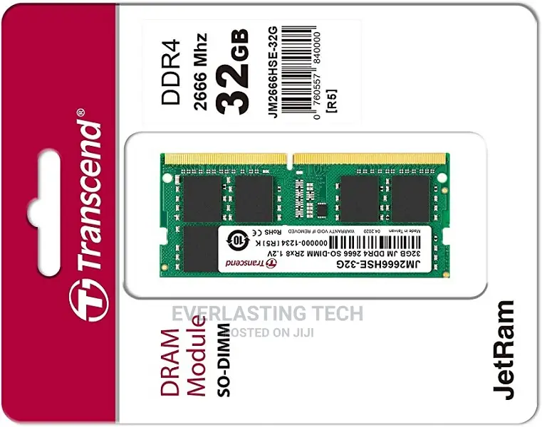 Transcend DDR4 32GB Desktop RAM 2666