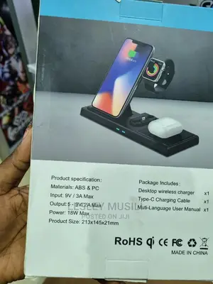 Desktop Wireless Charger U3 4 in 1
