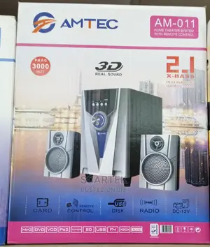 Amtec Am-011 Home Theater System With Remote Control